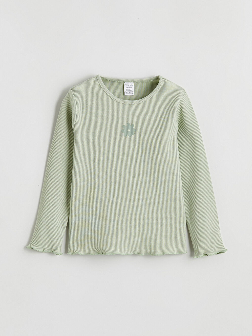 Pembe Kalp Baskılı Kız Bebek Tişört 2'li-4