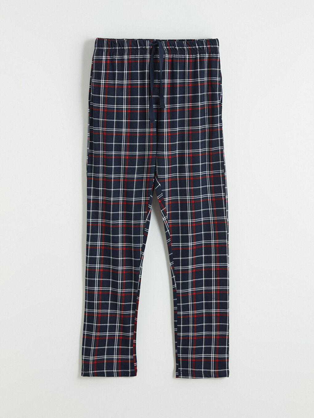 Lacivert Bisiklet Yaka Ayı Teddy Baskılı Erkek Pijama Takım-3