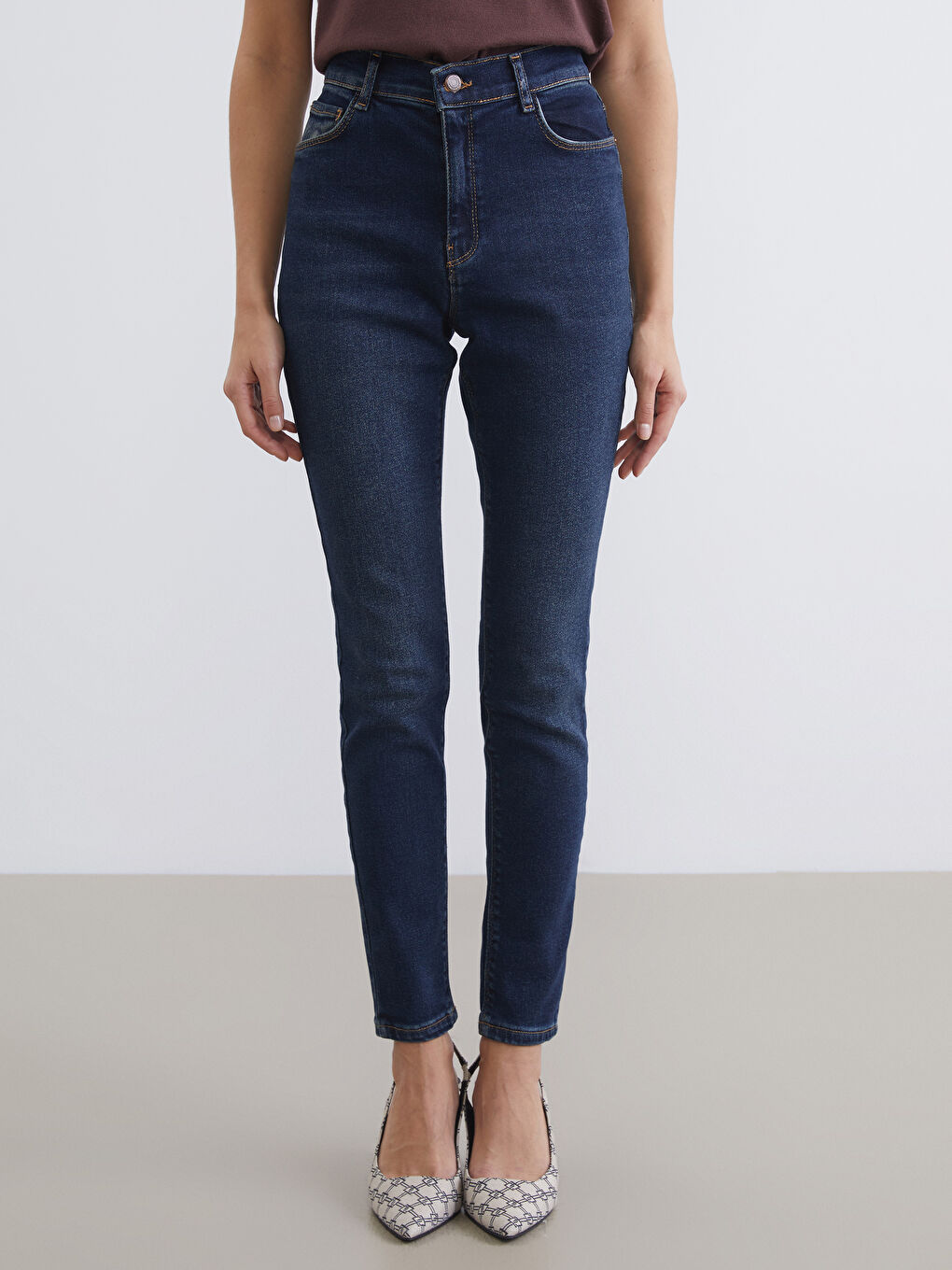 İndigo Jüpiter Süper Skinny Fit Kadın Jean Pantolon-1