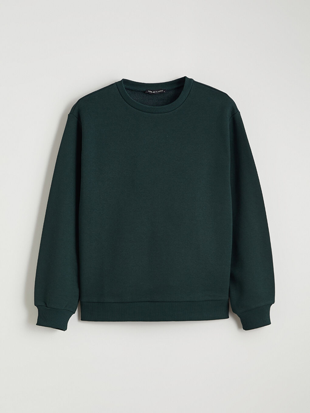 Crew Neck Women's Thick Sweatshirt-4