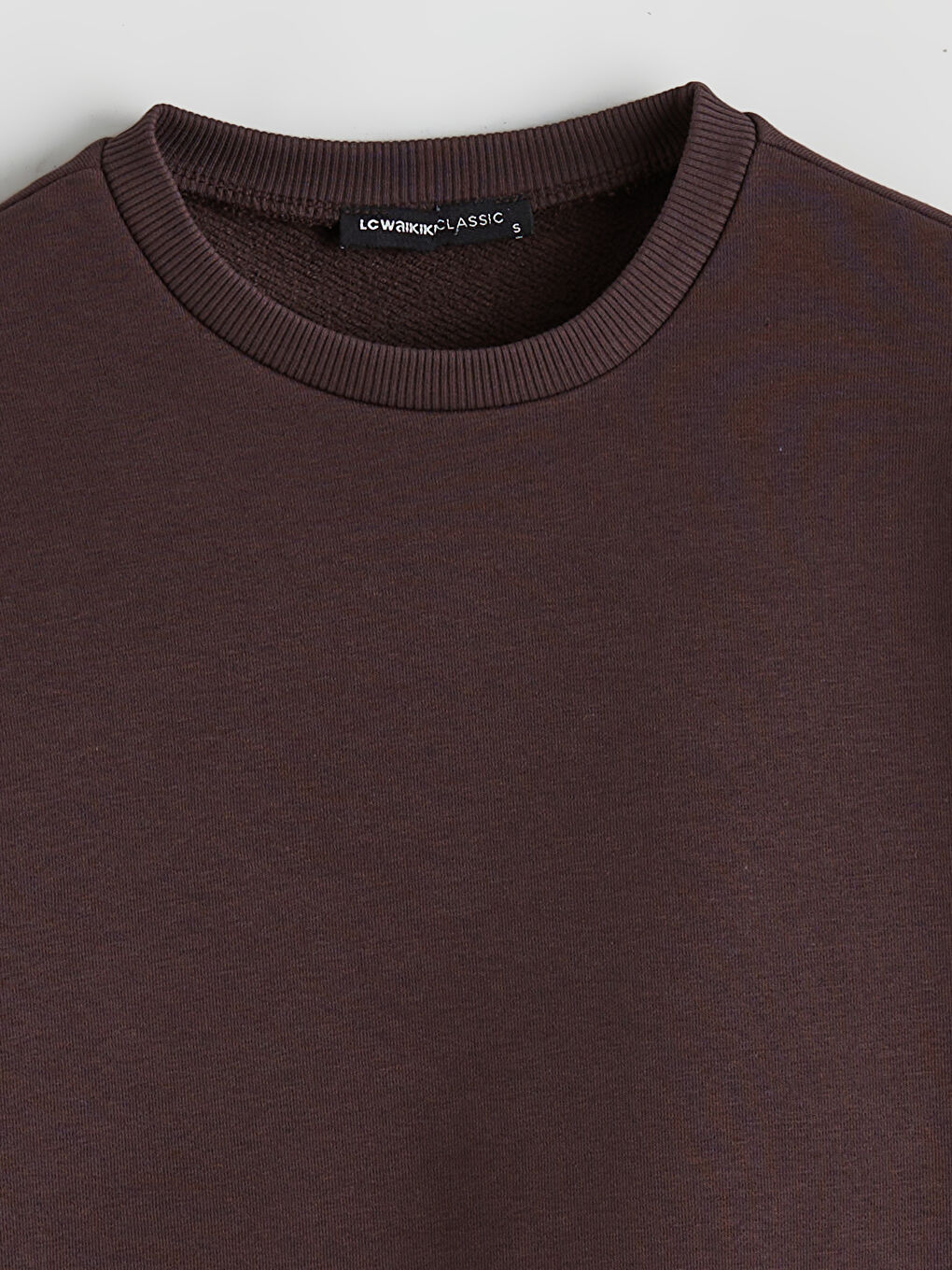 Crew Neck Women's Thick Sweatshirt-5