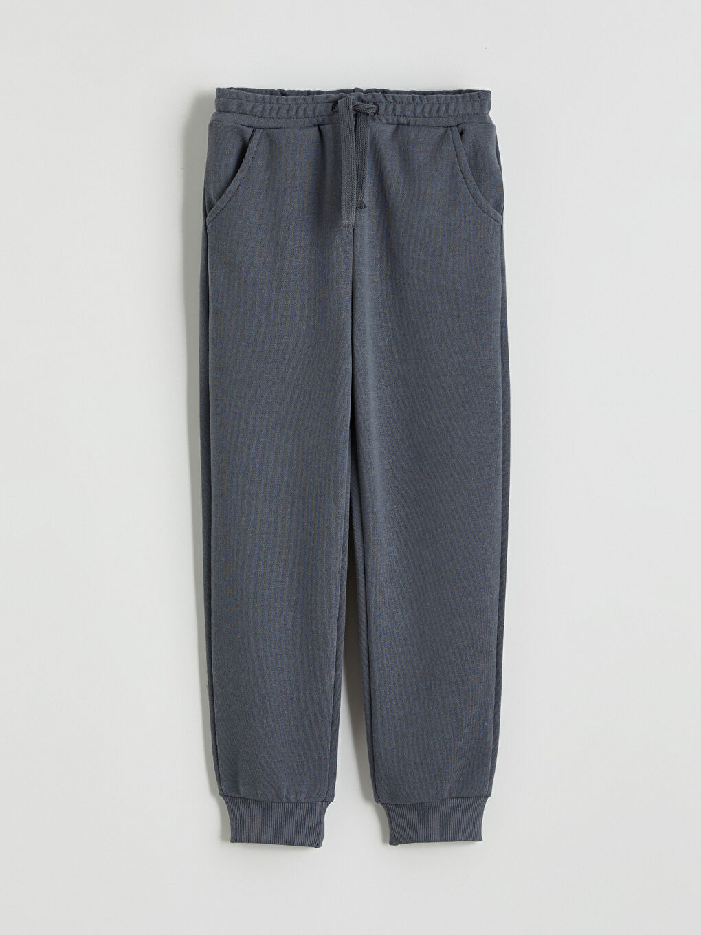 Antrasit Beli Lastikli Erkek Çocuk Eşofman Alt