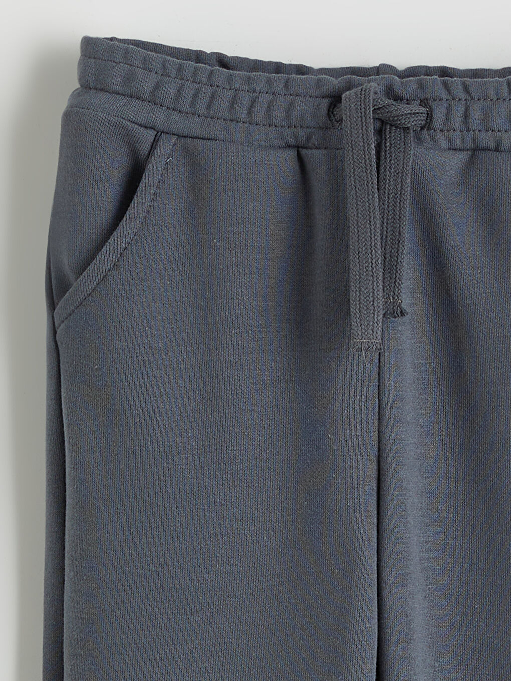 Antrasit Beli Lastikli Erkek Çocuk Eşofman Alt-1