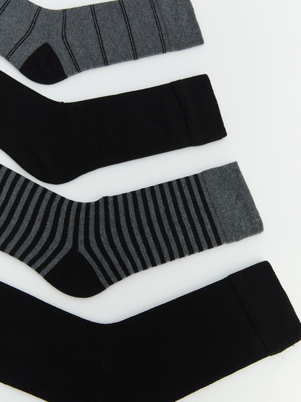 Karışık Çizgili Erkek Soket Çorap 7'li-1