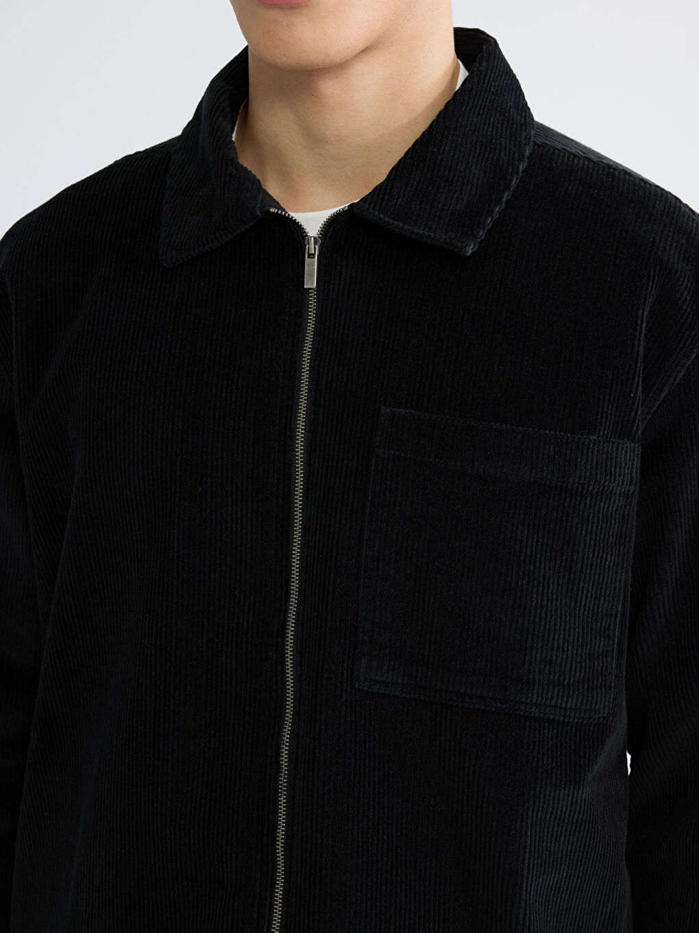 Man BLACK Overshirt-2