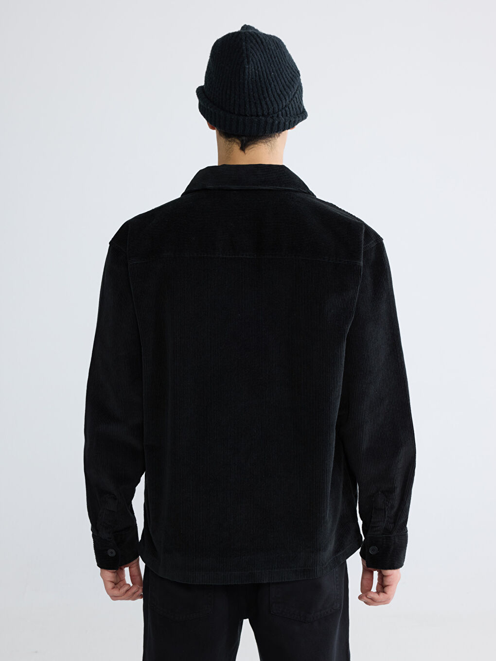 Man BLACK Overshirt-4