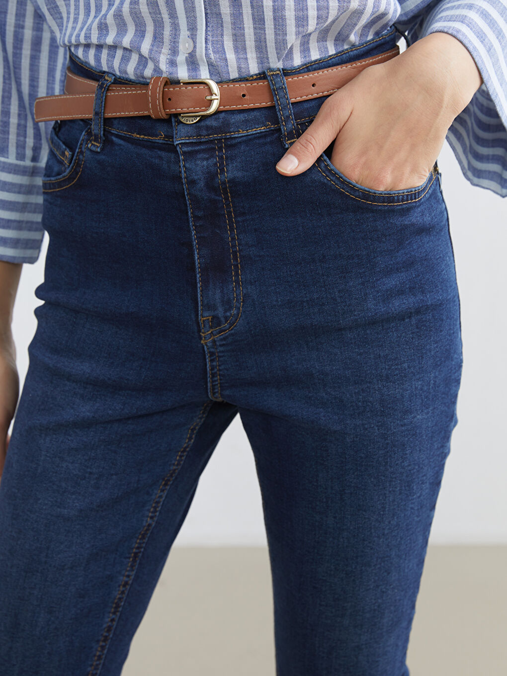 İndigo Jüpiter Süper Skinny Fit Kadın Jean Pantolon-2