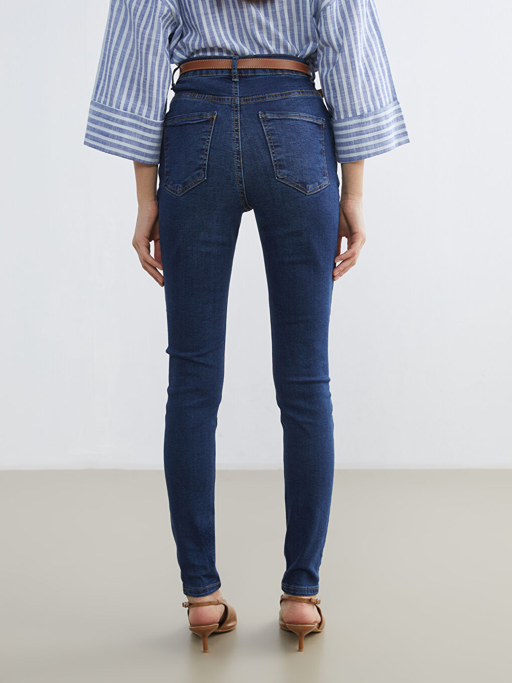 İndigo Jüpiter Süper Skinny Fit Kadın Jean Pantolon-3