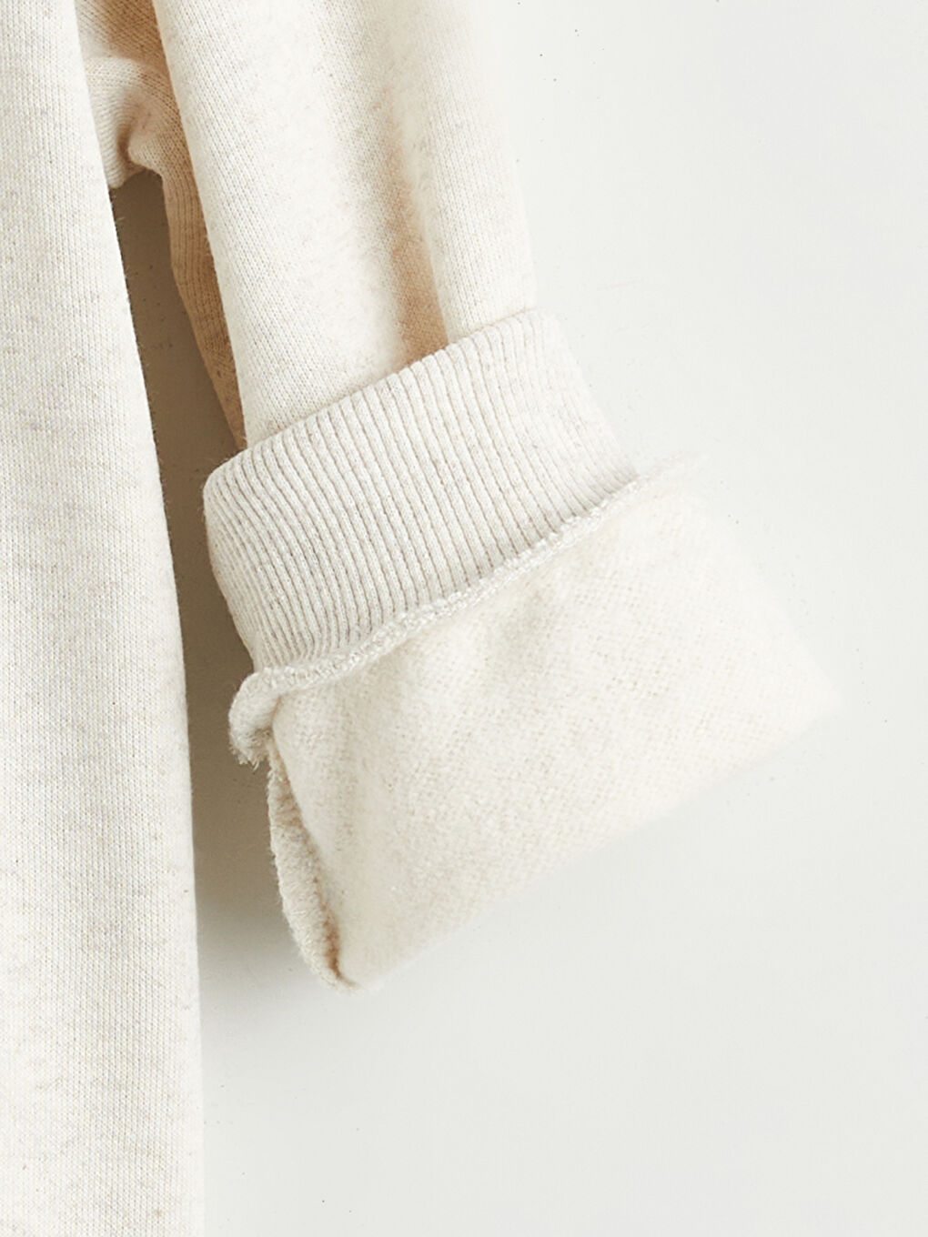 Beyaz Baskılı Erkek Çocuk Sweatshirt-4