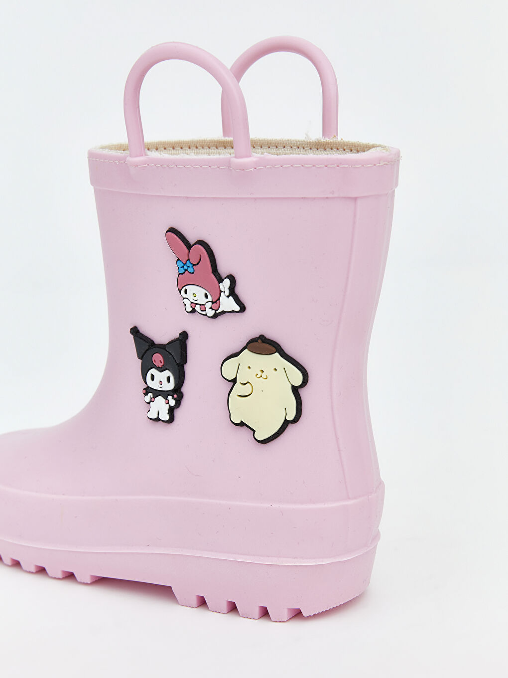 Pembe Kuromi Baskılı Kız Bebek Yağmur Botu-4