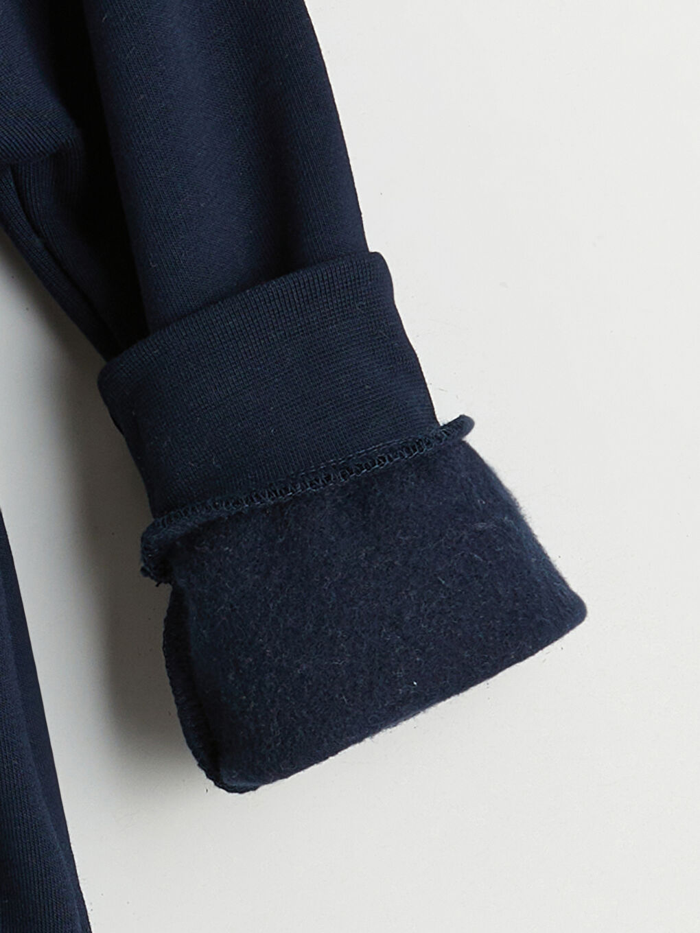 Lacivert Baskılı Erkek Çocuk Kalın Sweatshirt 2'li-2