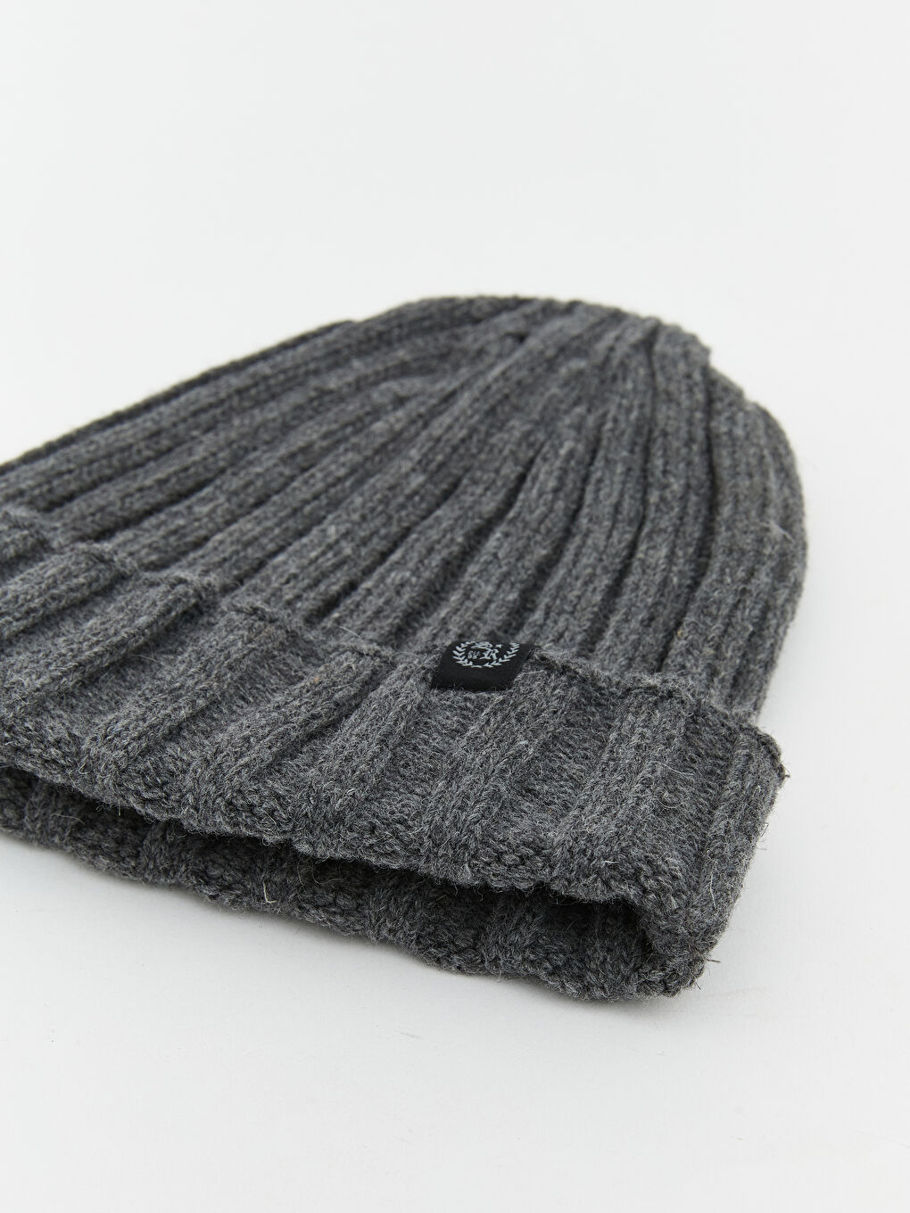 Gri Basic Erkek Triko Bere-1