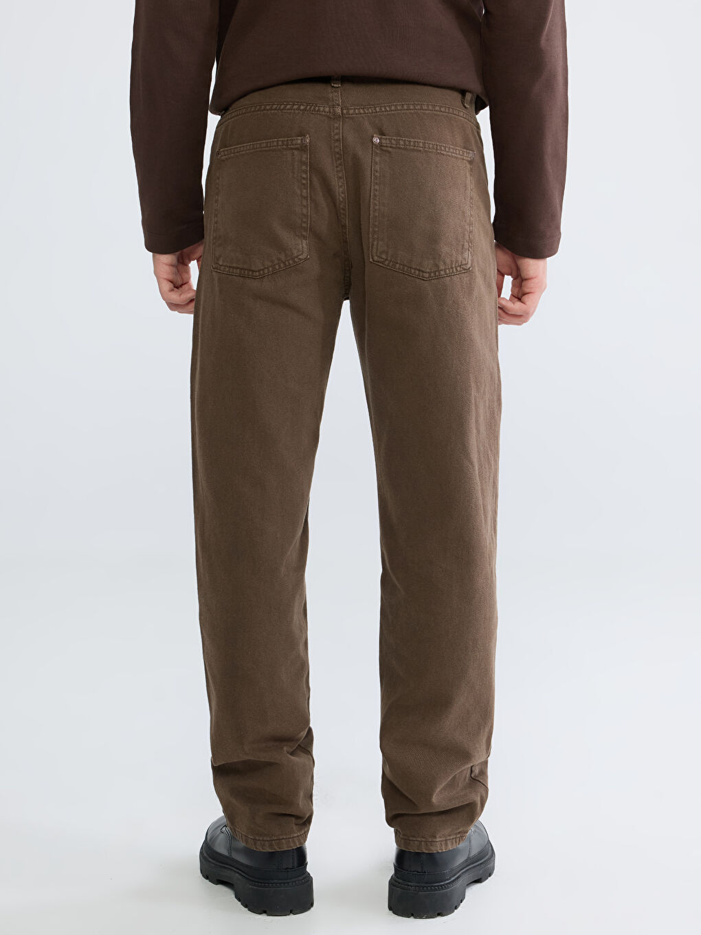 Relaxed Fit Men's Trousers-3