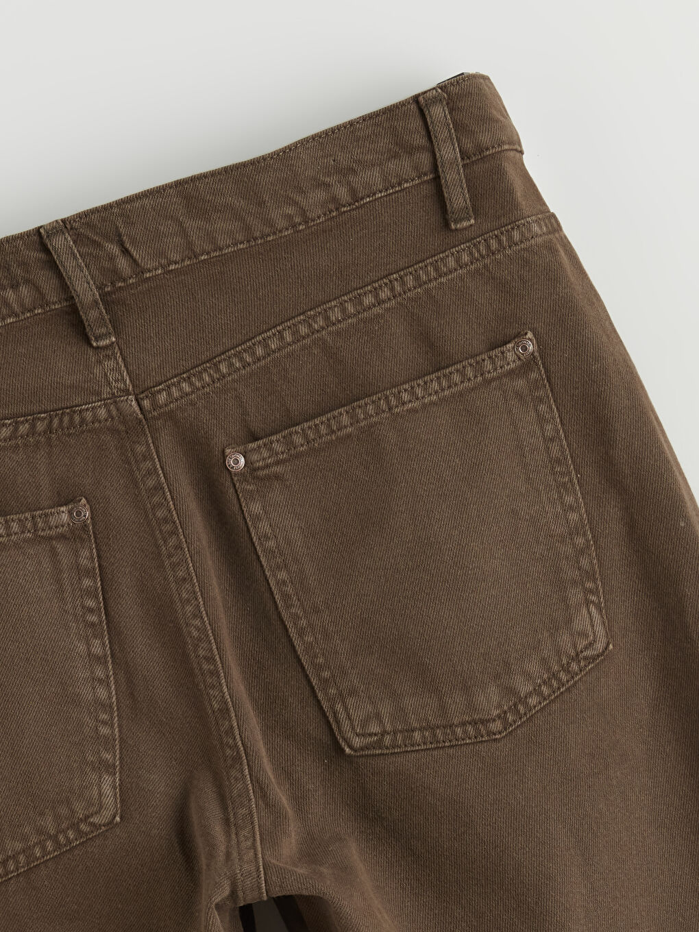 Kahverengi Rahat Kalıp Erkek Pantolon-1