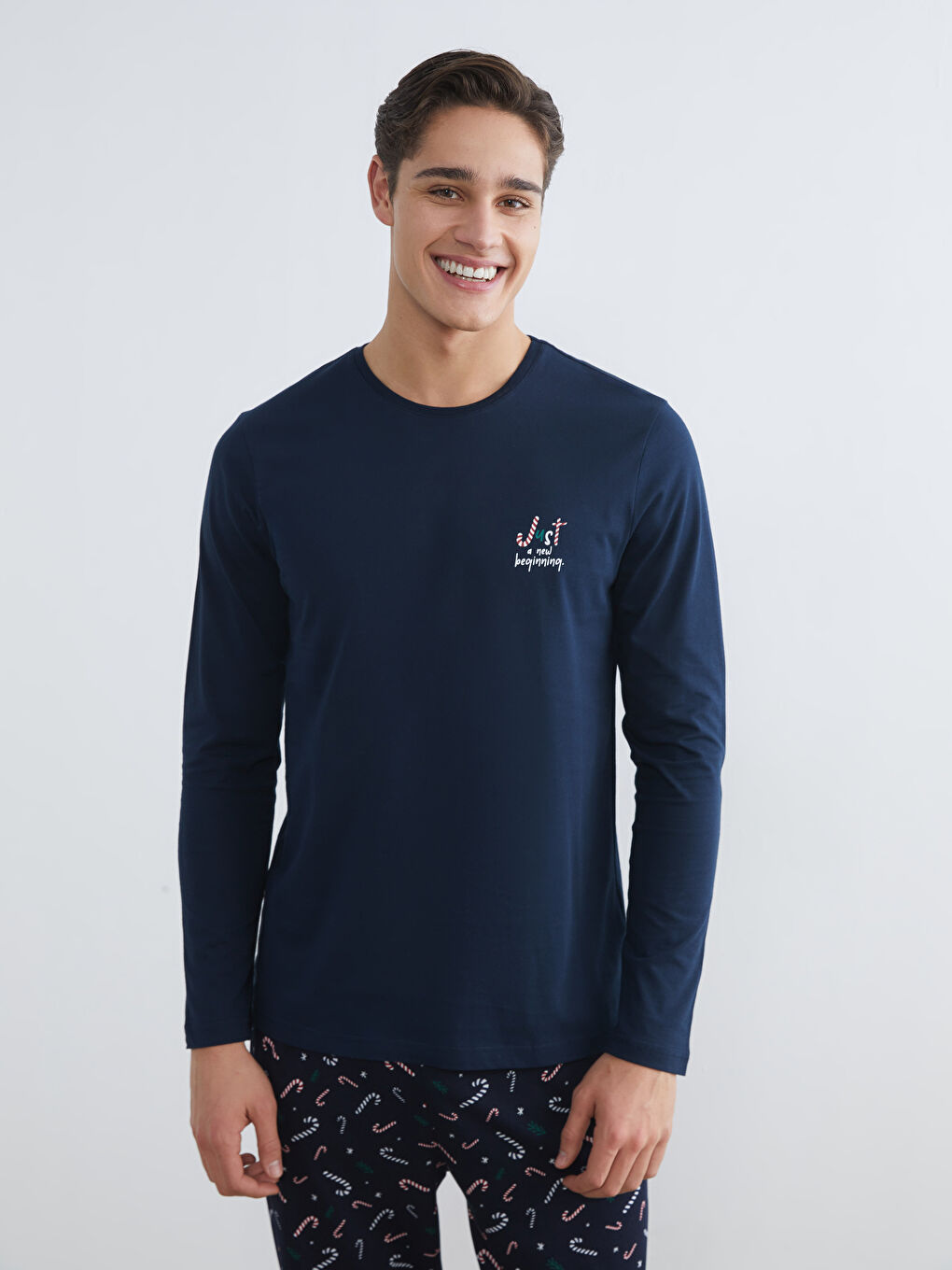 Regular Fit Men's Pyjama Set-1