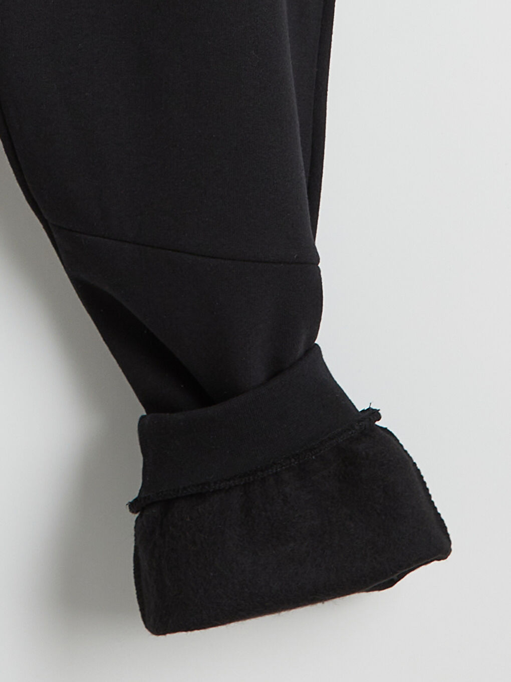 Siyah Standart Kalıp Erkek Jogger Eşofman Altı-1