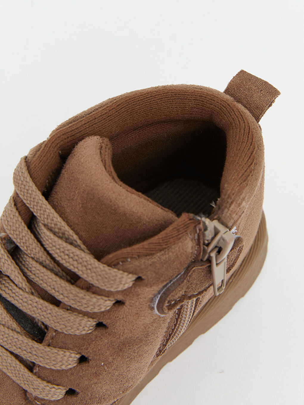 Kahverengi Süet Görünümlü Erkek Çocuk Bot-5