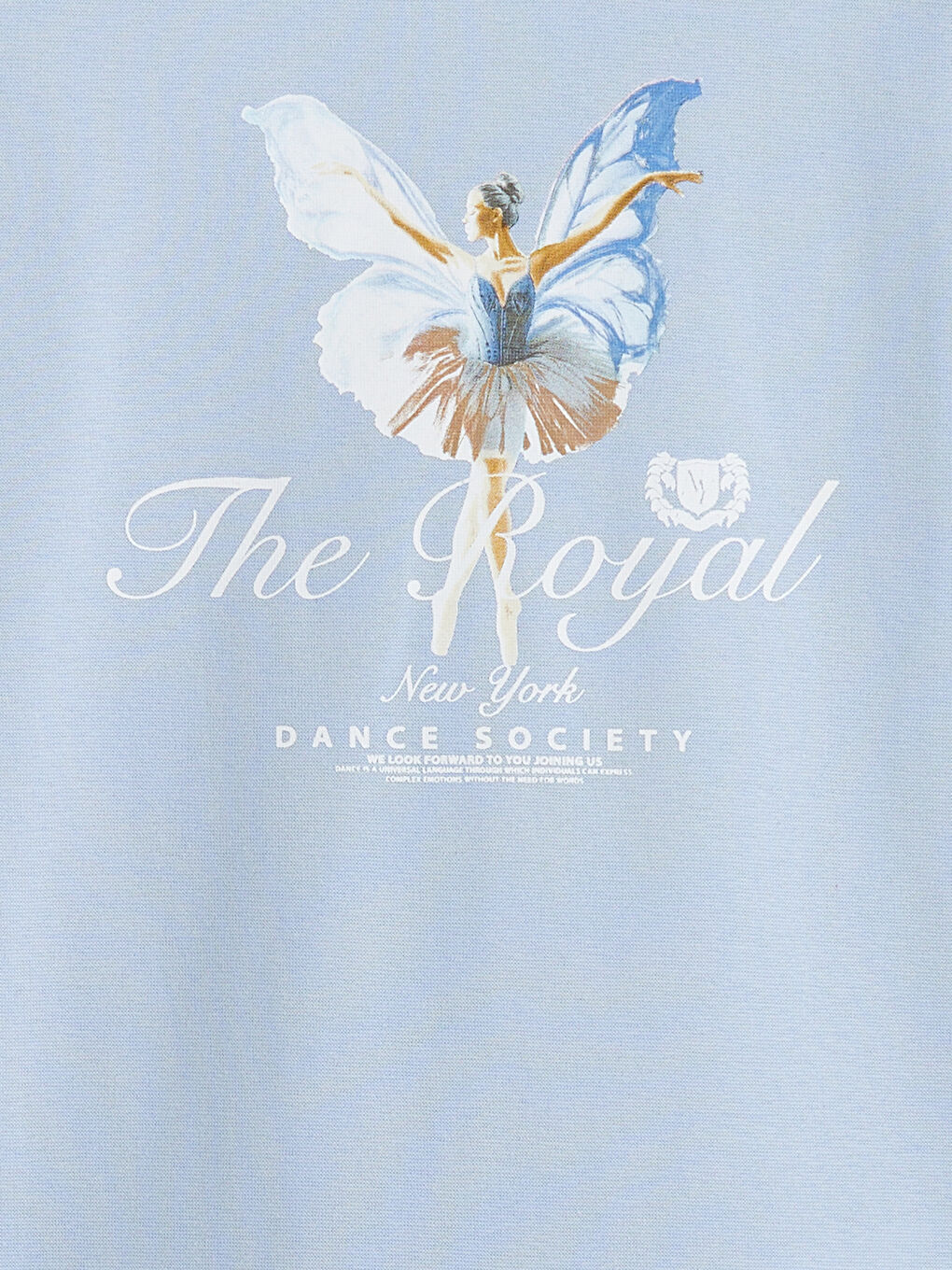 Mavi Bisiklet Yaka Kız Çocuk Tişört-1