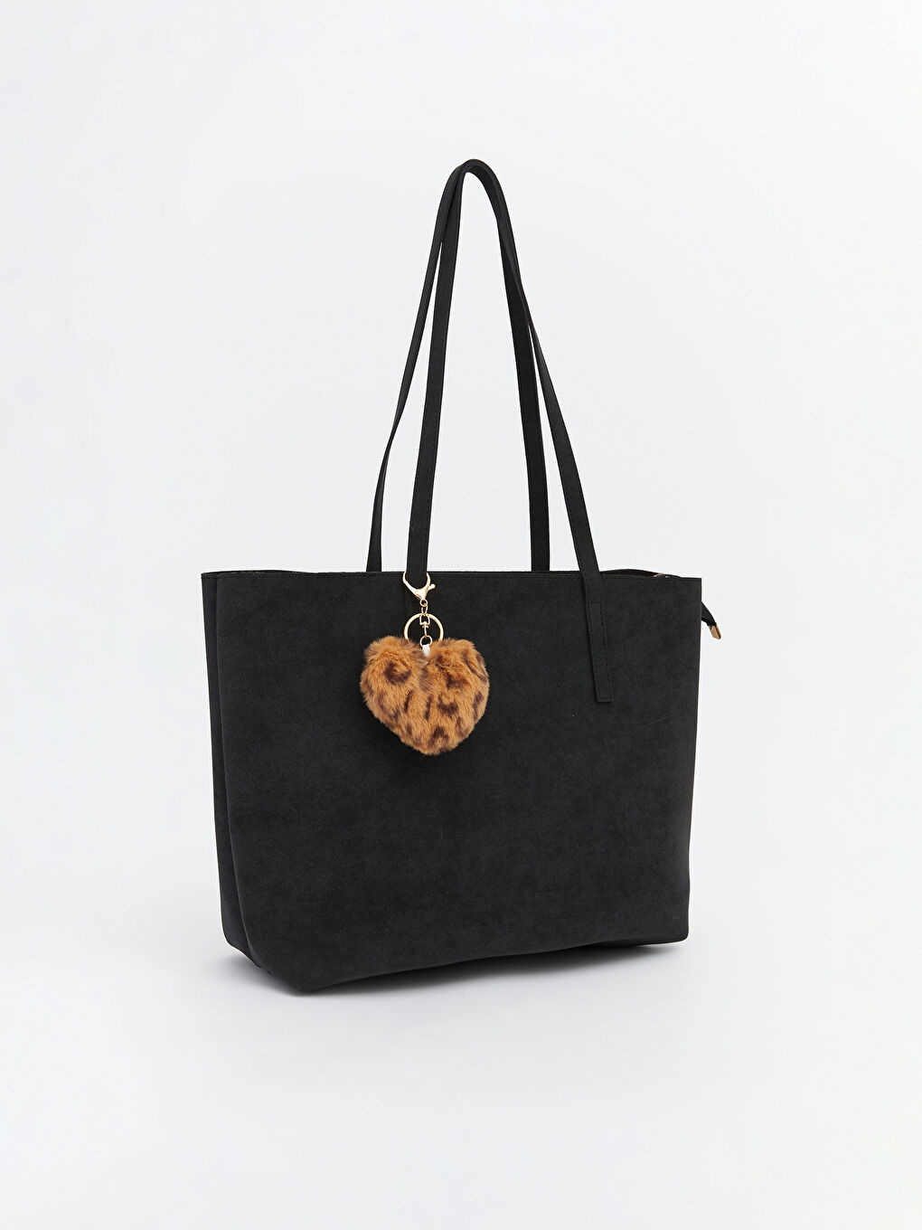 Kahverengi Deri Görünümlü Kadın Omuz Çantası-1