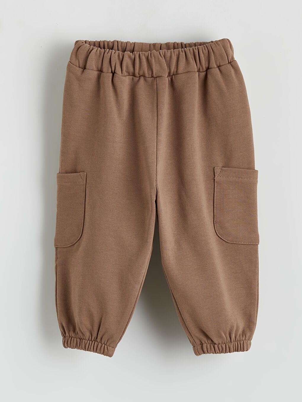 Kahverengi Ayıcık Nakışlı Erkek Bebek Sweatshirt ve Eşofman Altı-4