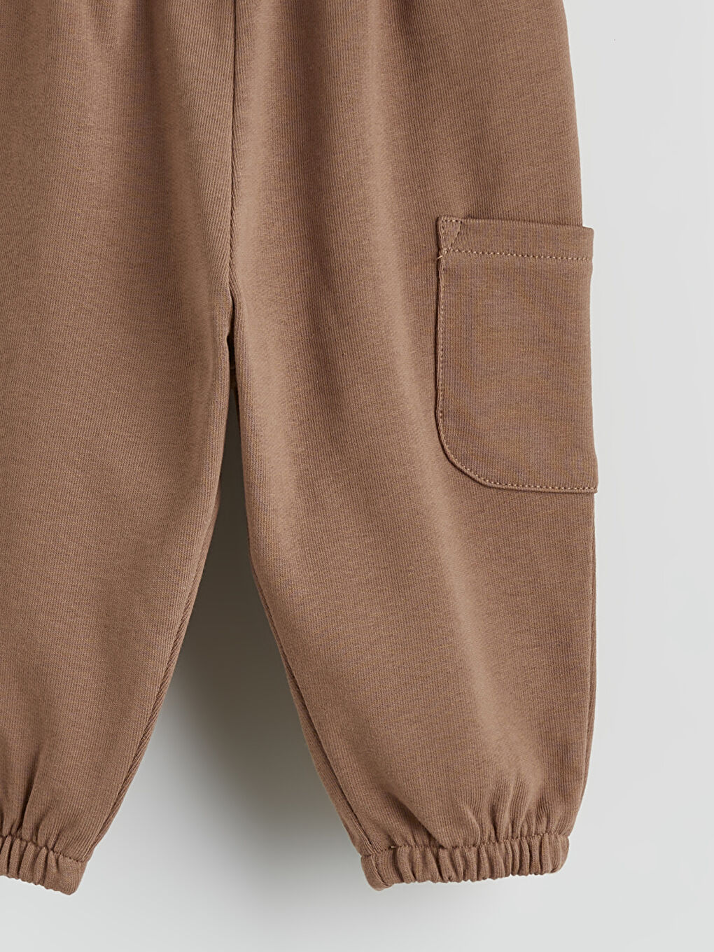 Kahverengi Ayıcık Nakışlı Erkek Bebek Sweatshirt ve Eşofman Altı-5