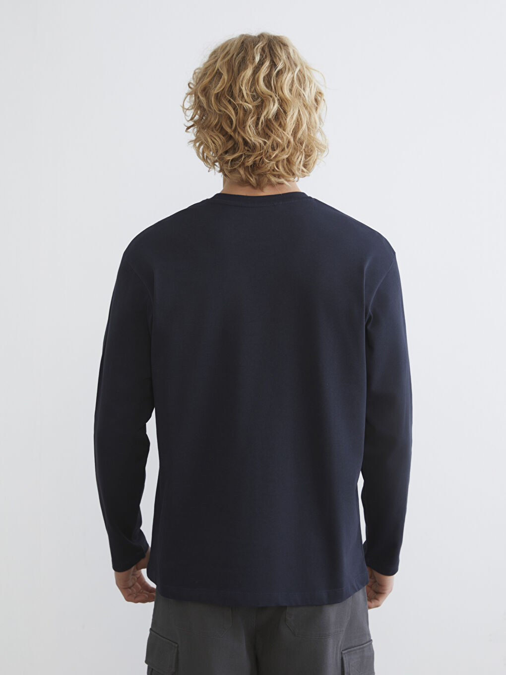 Crew Neck Knitted Men's T-Shirt 3-packs-2