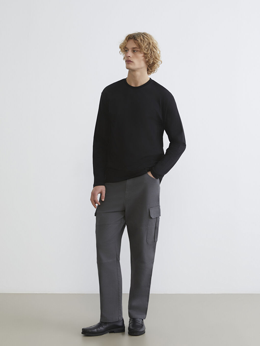 Crew Neck Knitted Men's T-Shirt 3-packs-8