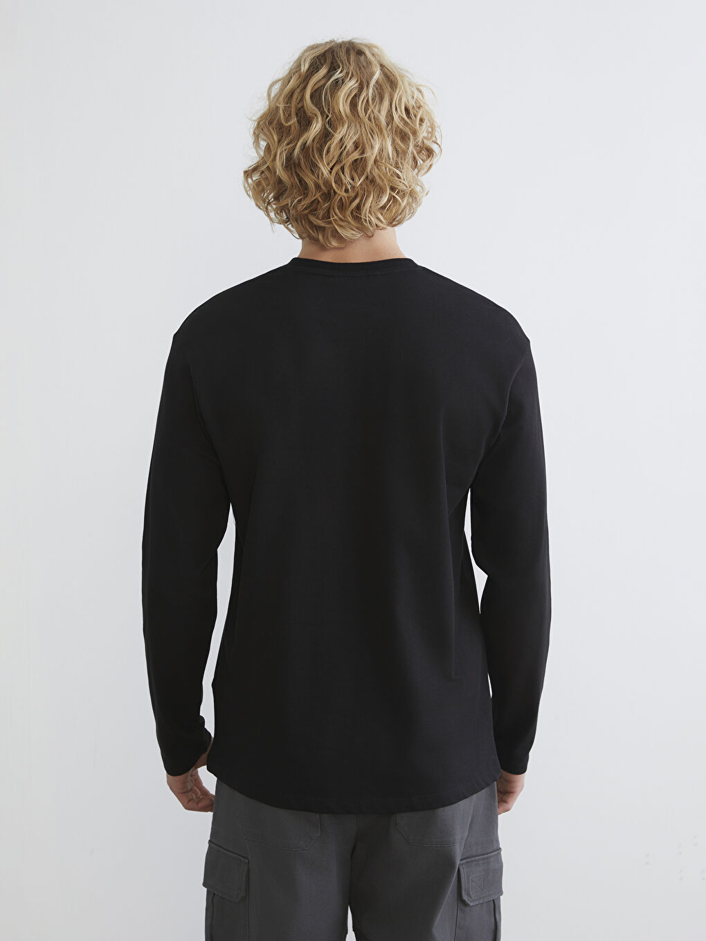 Crew Neck Knitted Men's T-Shirt 3-packs-10