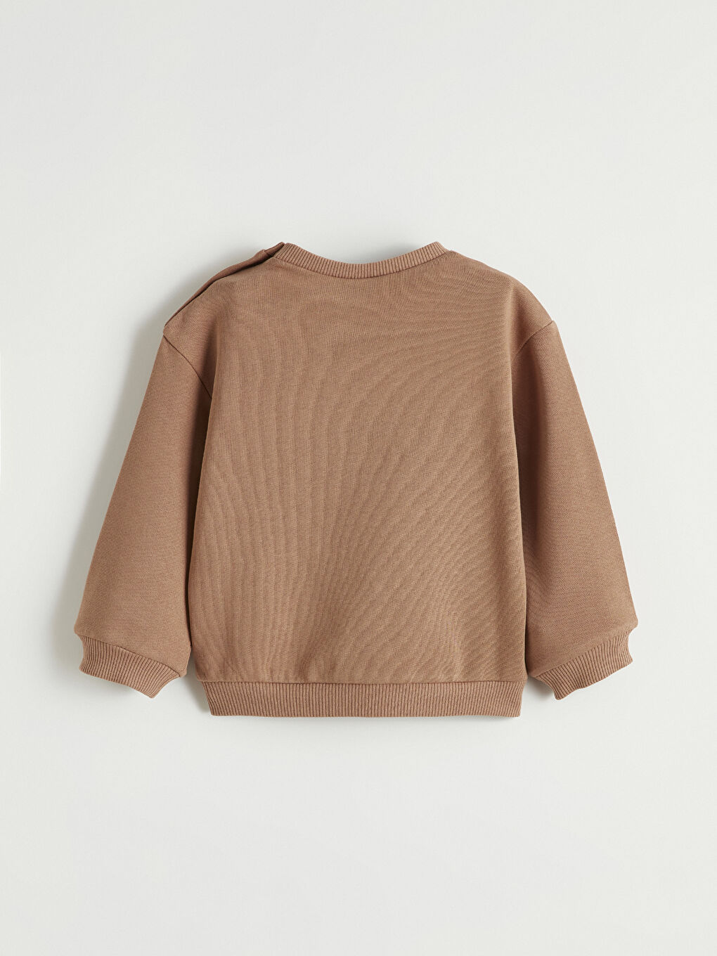 Kahverengi Baskılı Erkek Bebek Sweatshirt-2