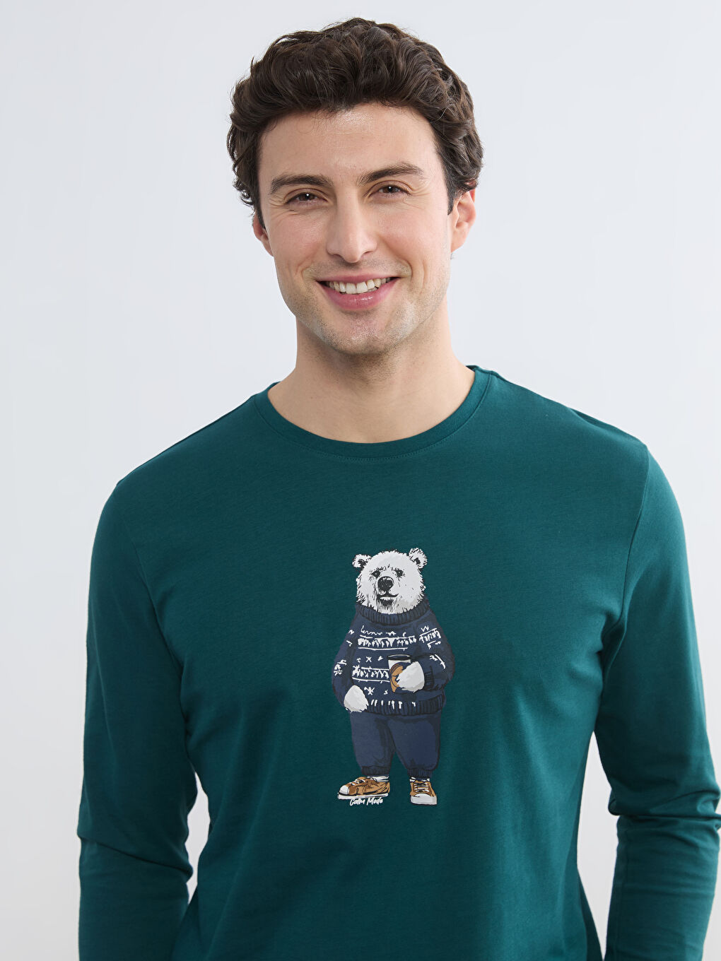 Ерлер көк Пижама жинағы-1