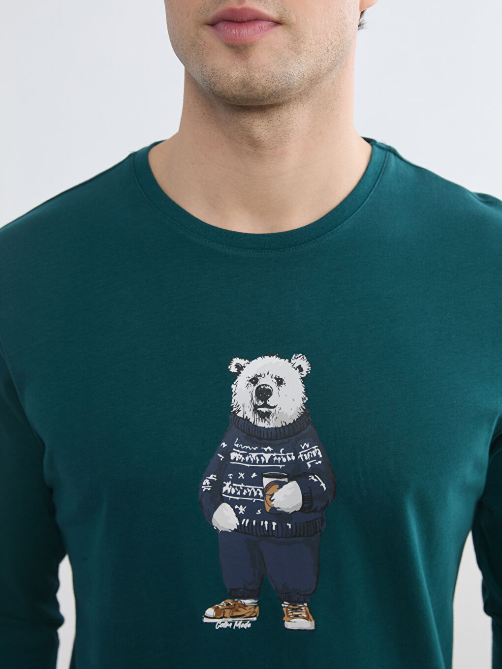 Ерлер көк Пижама жинағы-2