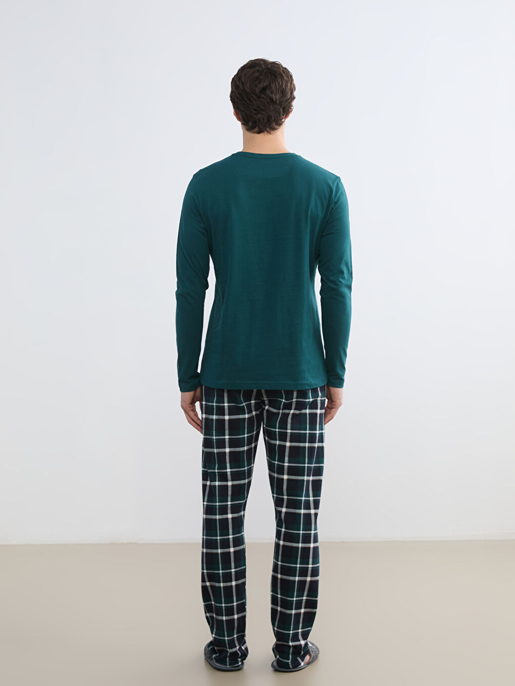 Ерлер көк Пижама жинағы-3