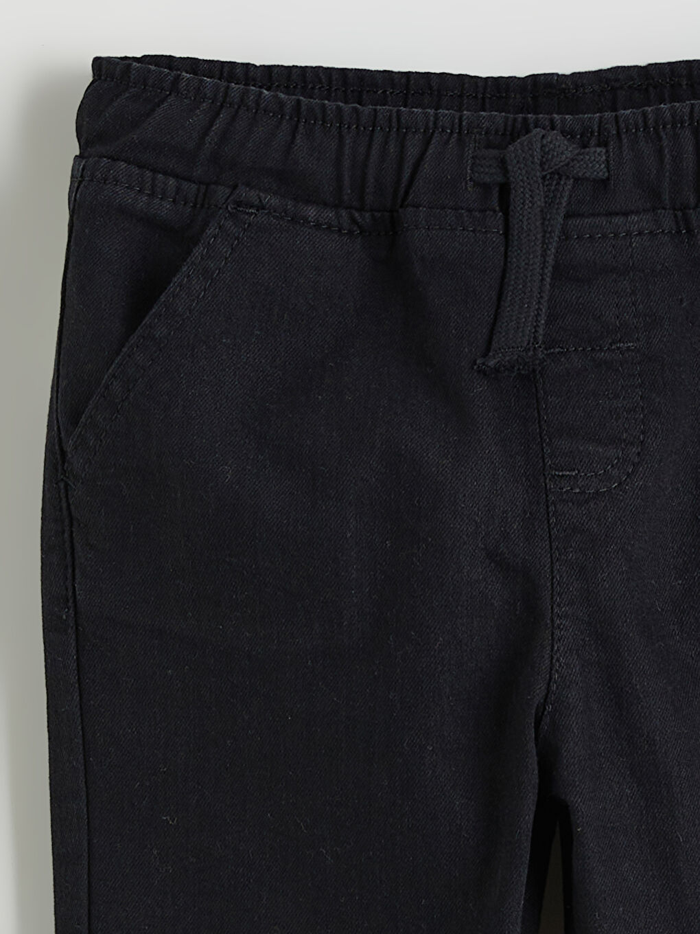 Siyah Beli Lastikli Erkek Çocuk Eşofman Altı-1