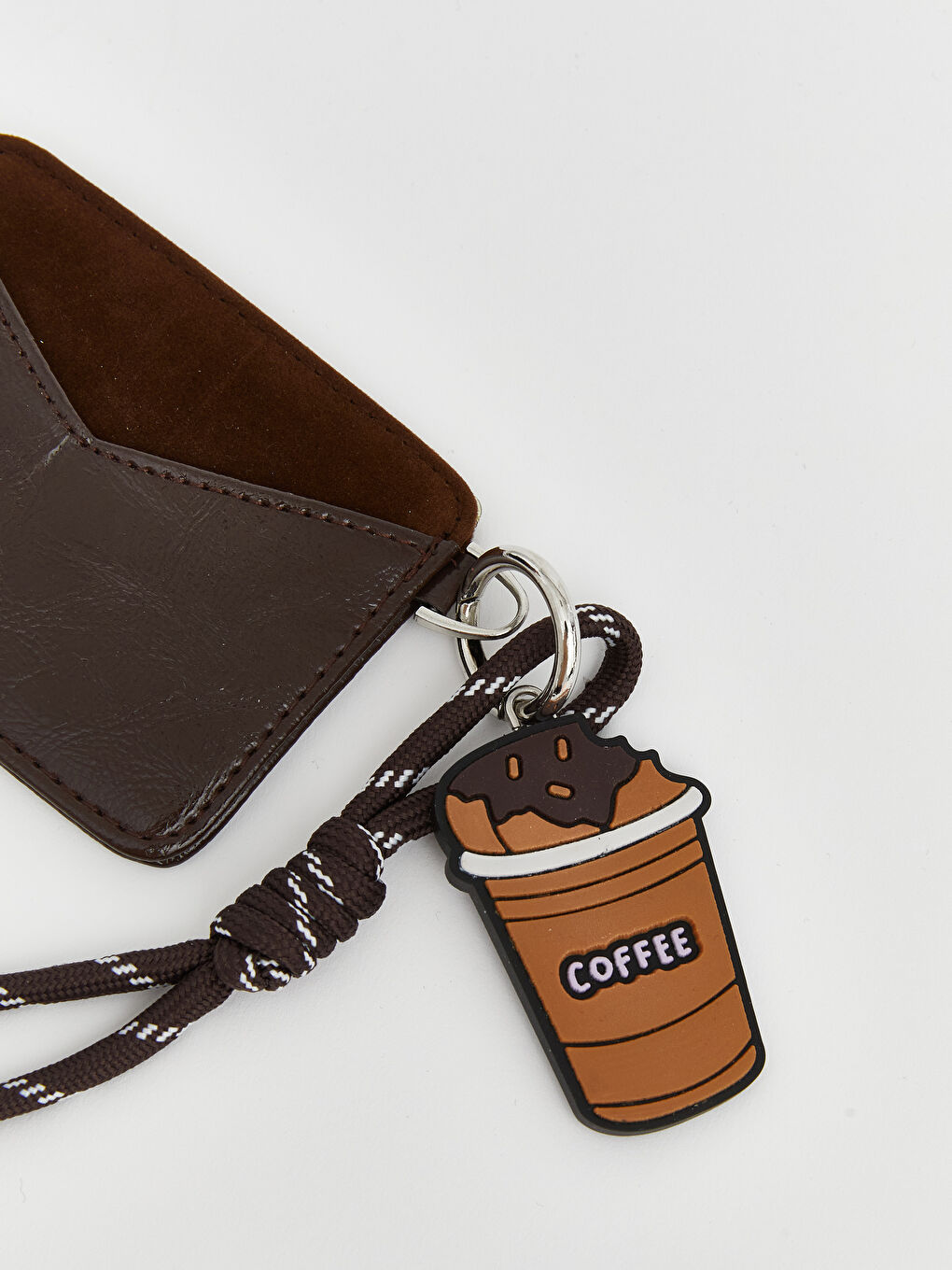 Kahverengi Askılı Deri Görünümlü Kadın Kartlık-2