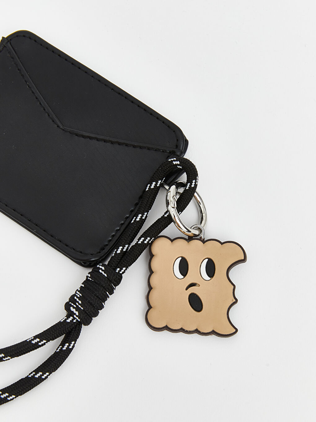 Siyah Askılı Deri Görünümlü Kadın Kartlık-2