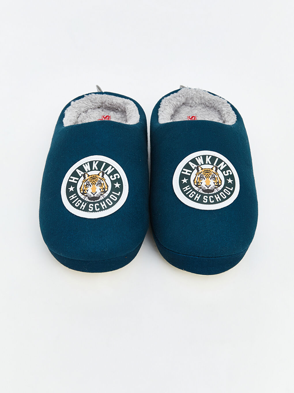 Yeşil Stranger Things Baskılı Erkek Çocuk Panduf-2