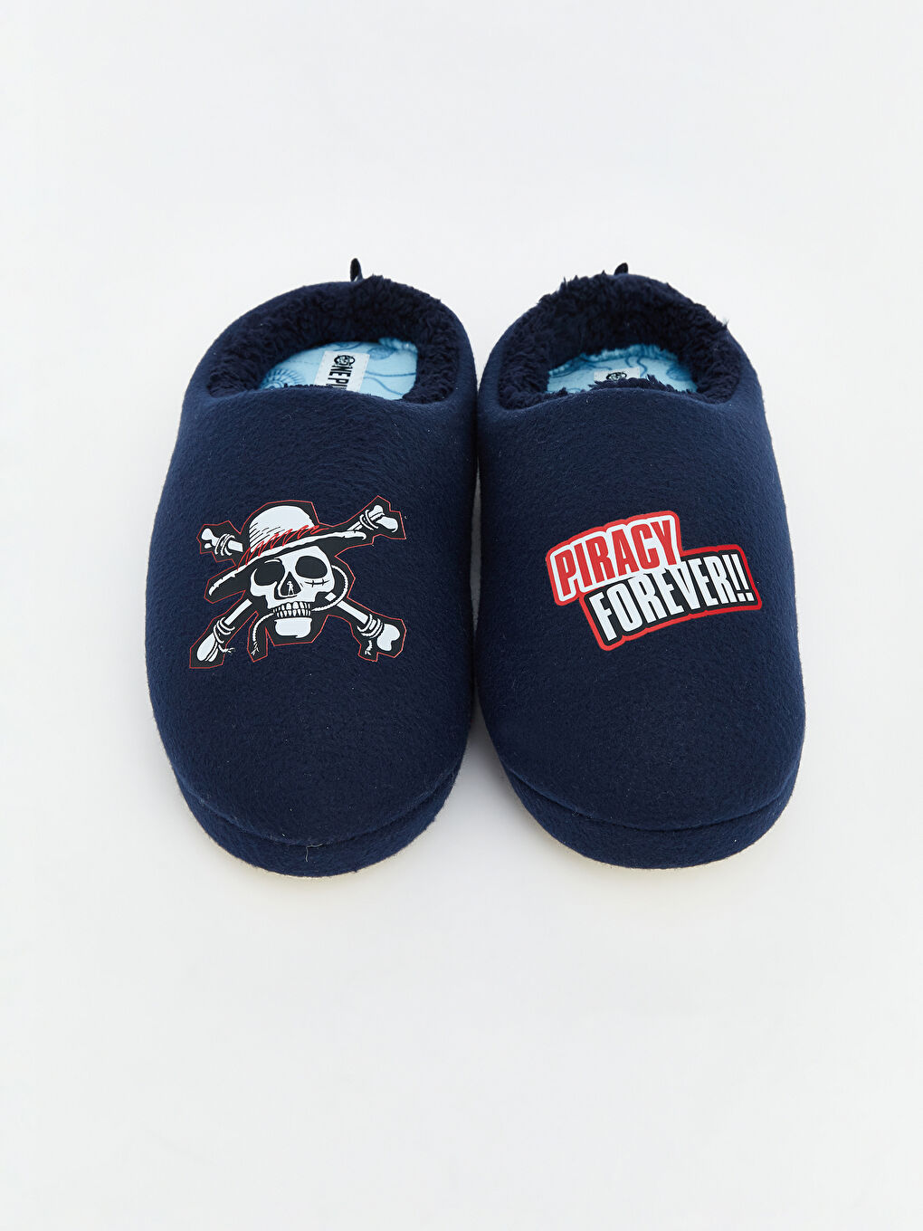 Lacivert One Piece Baskılı Erkek Çocuk Panduf-2