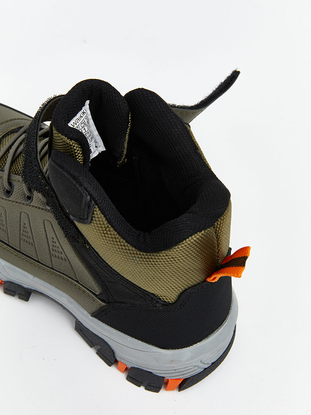 Haki Bağcık Ve Cırt Cırtlı Erkek Çocuk Bot-5