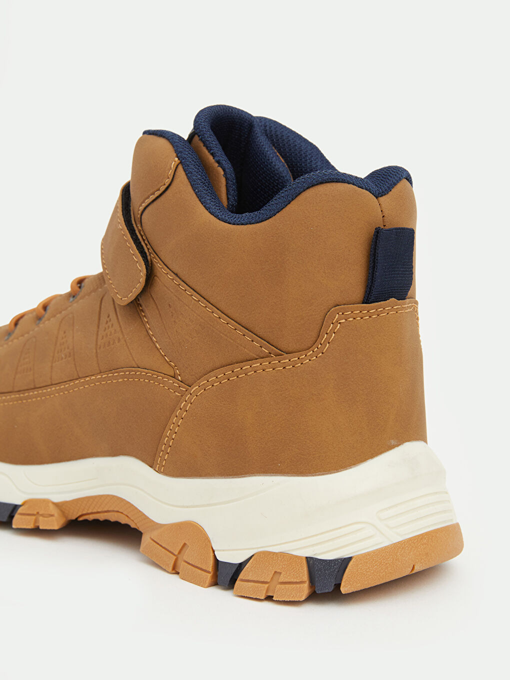 Bej Bağcık Ve Cırt Cırtlı Erkek Çocuk Bot-4