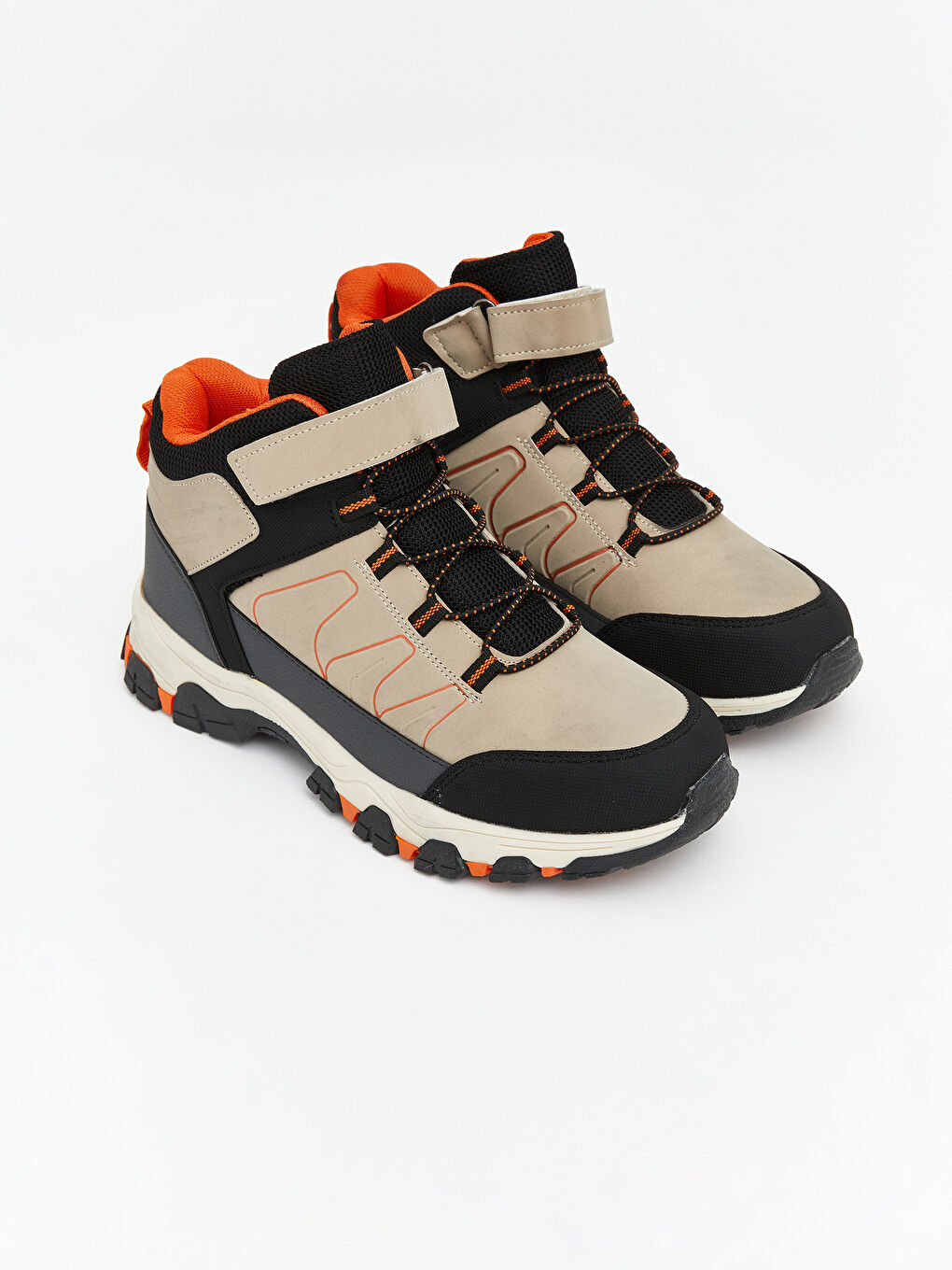 Bej Bağcık ve Cırt Cırtlı Erkek Çocuk Bot