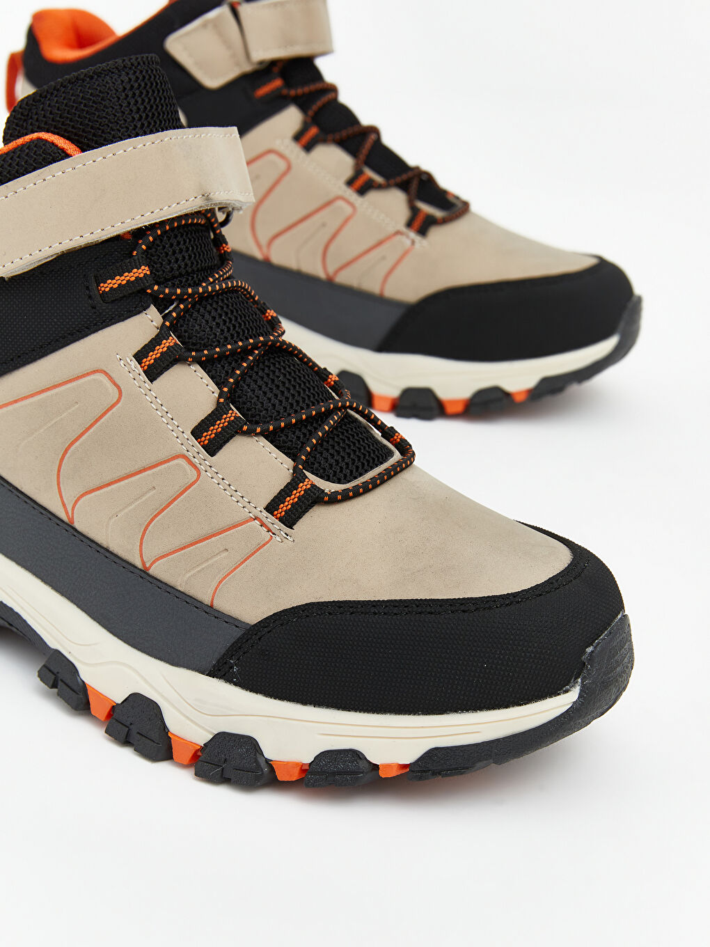 Bej Bağcık ve Cırt Cırtlı Erkek Çocuk Bot-2