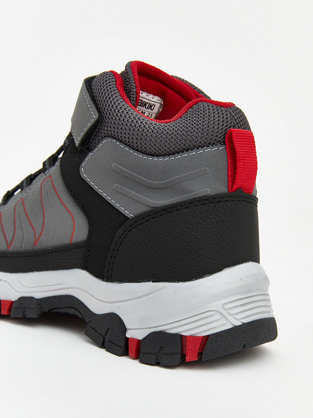 Antrasit Bağcık ve Cırt Cırtlı Erkek Çocuk Bot-4