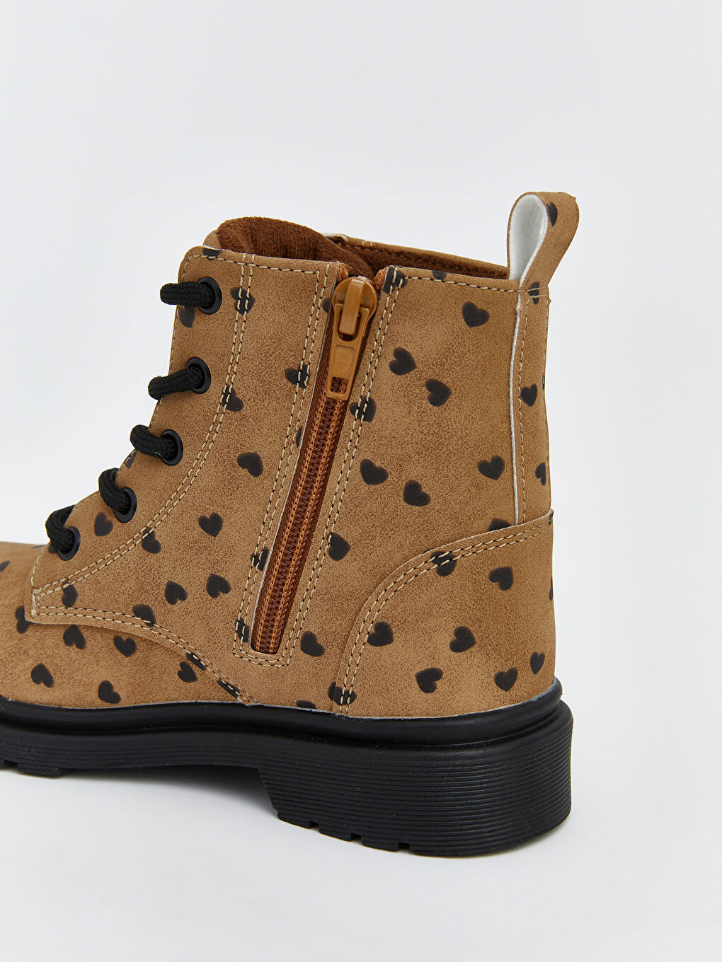 Bej Süet Görünümlü Kız Bebek Bot-4