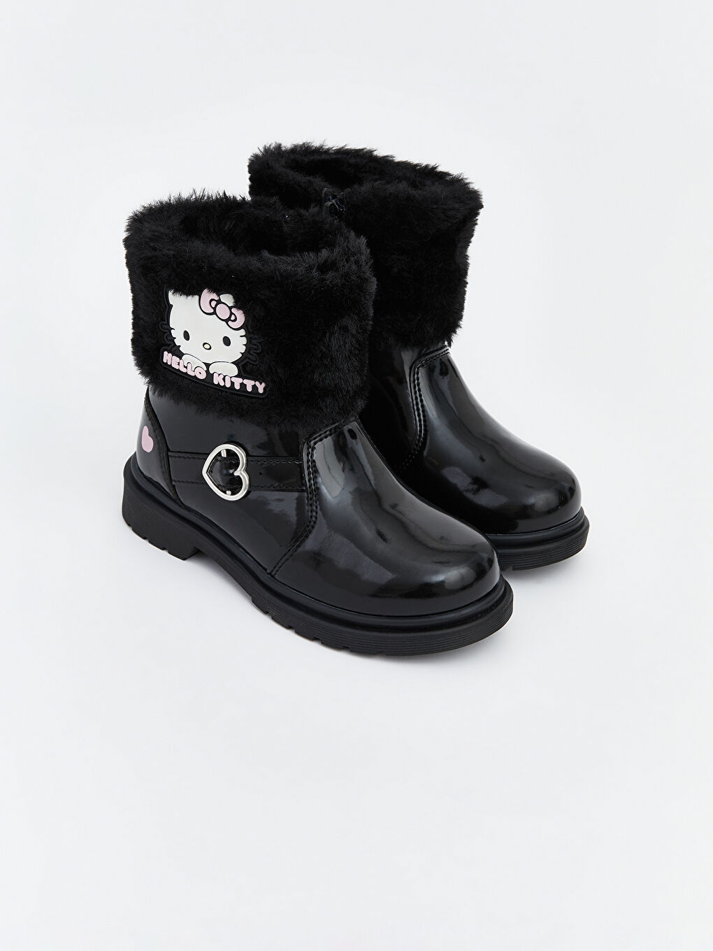 Siyah Hello Kitty Baskılı Kız Bebek Bot