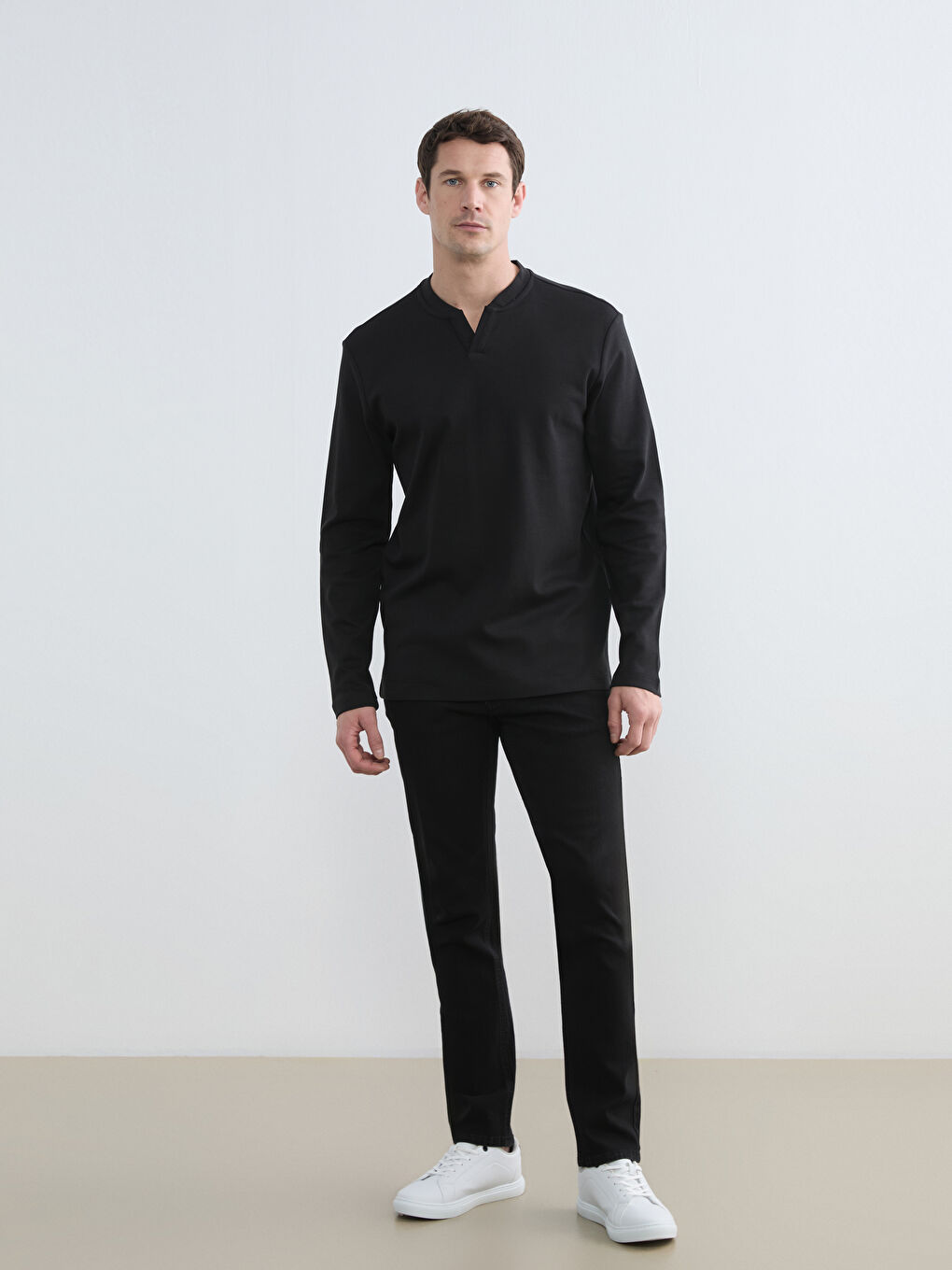 Crew Neck Men's Sweatshirt-2