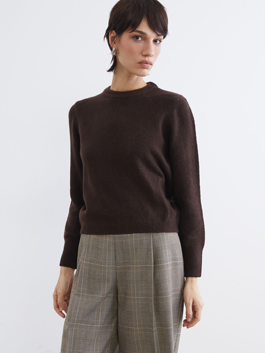 Crewneck Knit Sweater