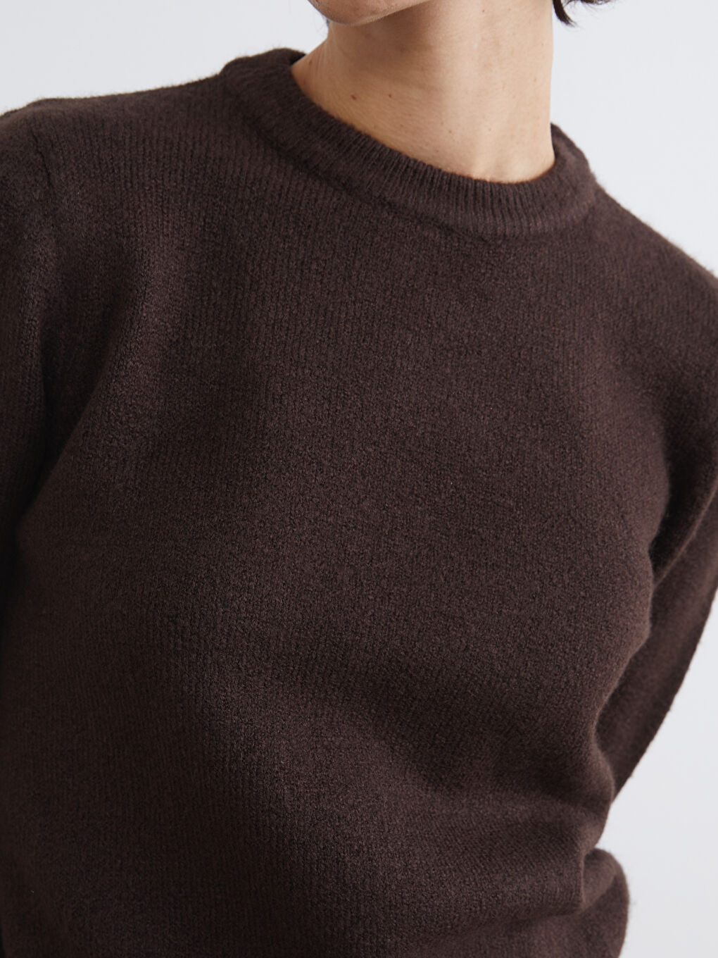 Crewneck Knit Sweater-2
