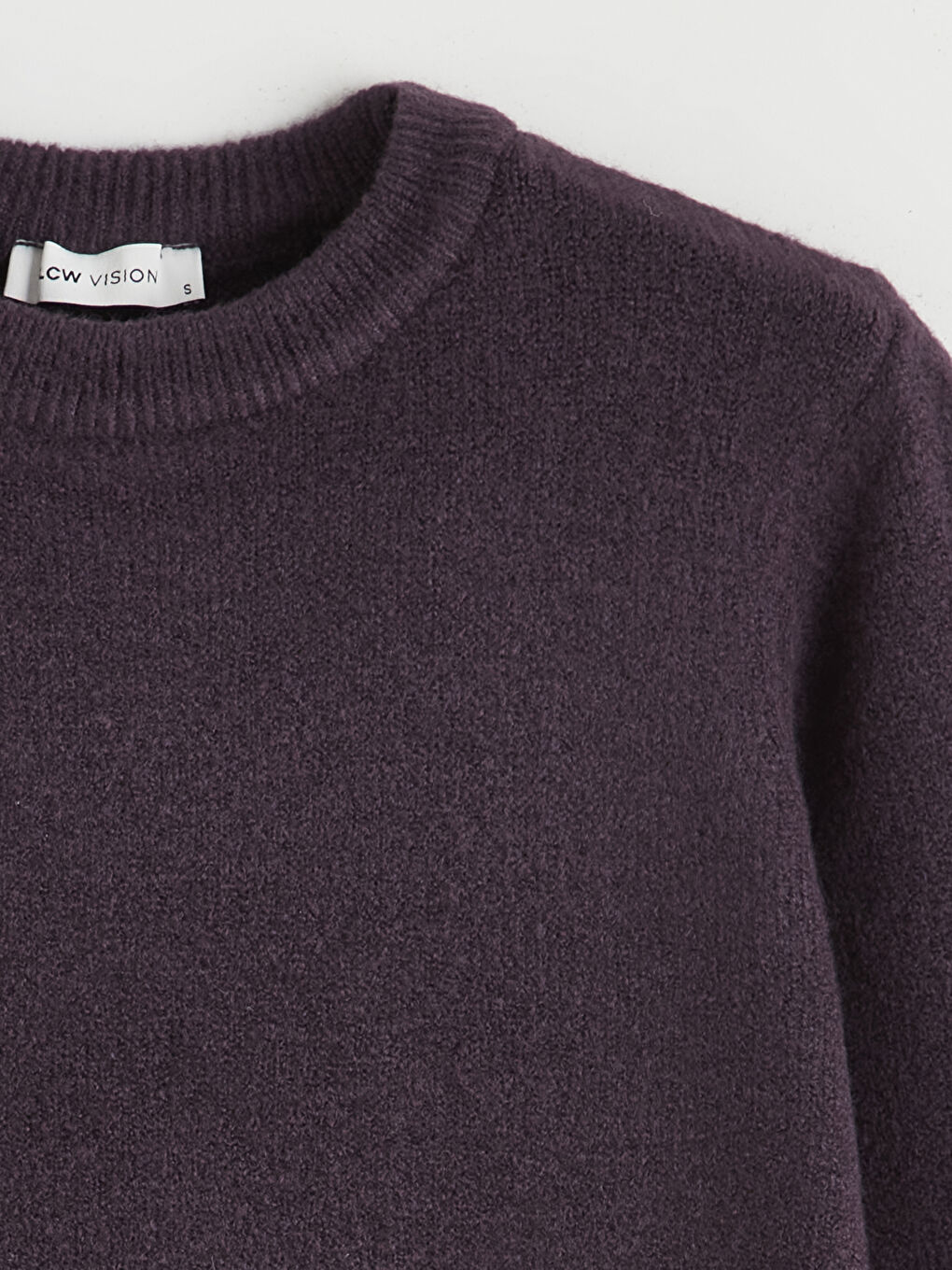 Mürdüm Bisiklet Yaka Kadın Triko Kazak-5