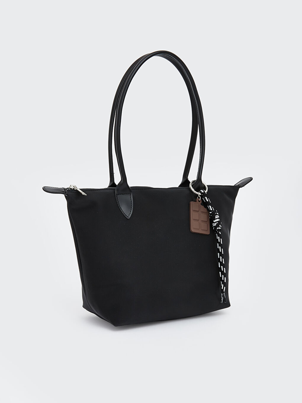 Siyah Fermuarlı Kız Çocuk Omuz Çantası-1