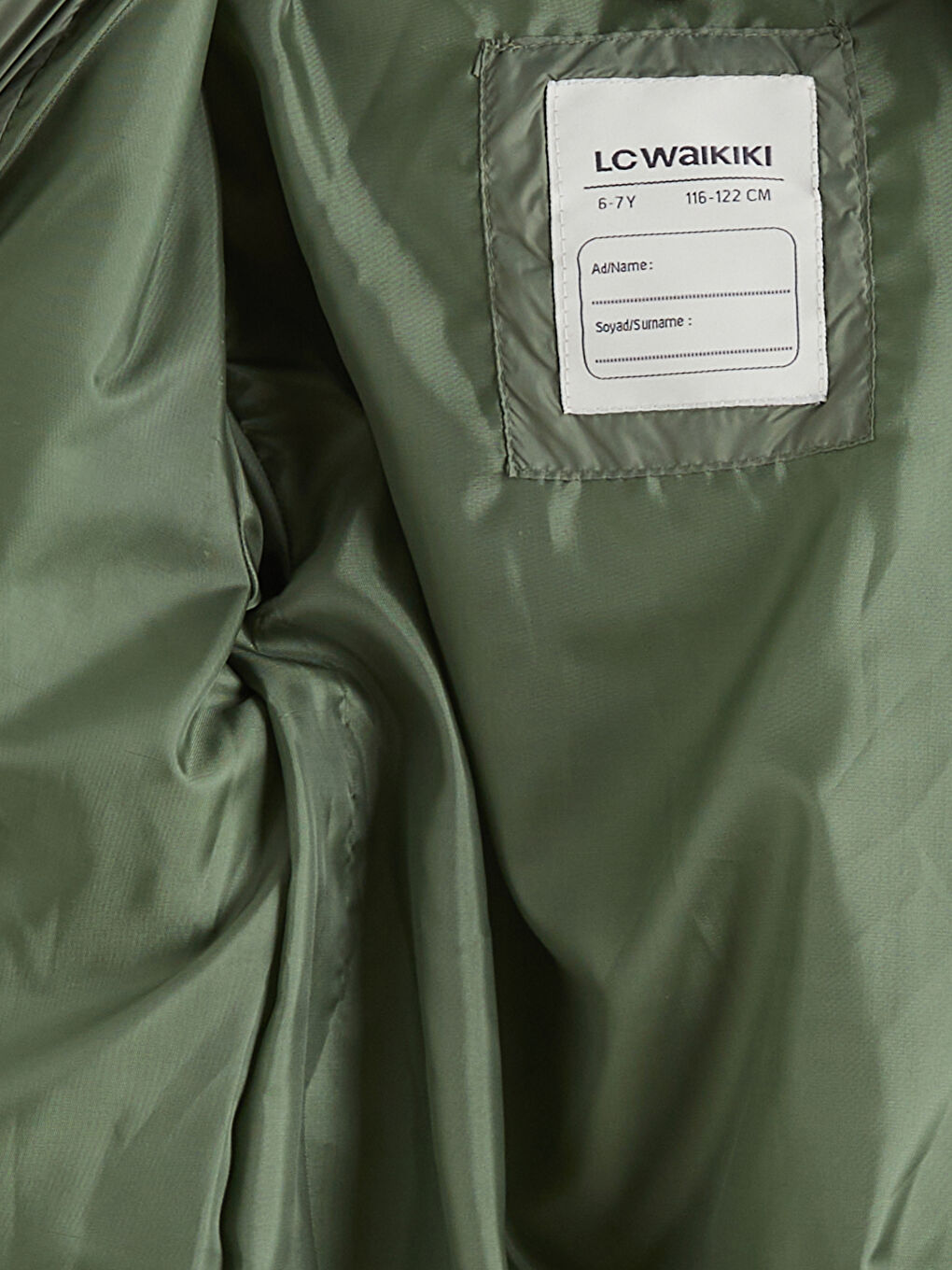 Yeşil Kapüşonlu Erkek Çocuk Şişme Mont-1